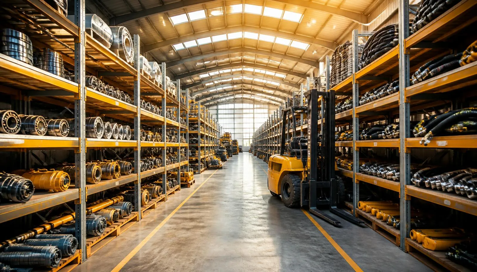 Entrepôt de pièces de rechange industrielles et matériel de levage C.E.I à Agadir